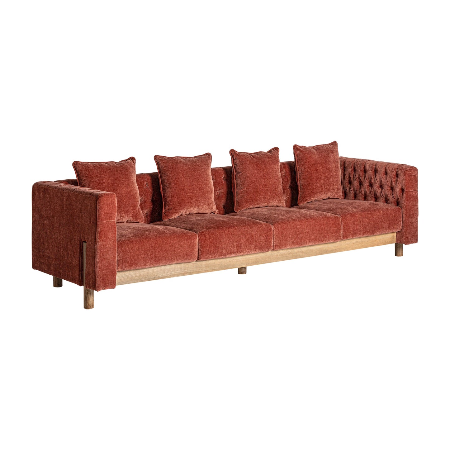 Carlton Sofa in Burgundy Colour