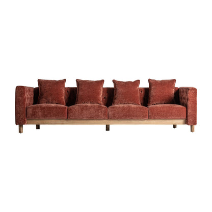 Carlton Sofa in Burgundy Colour