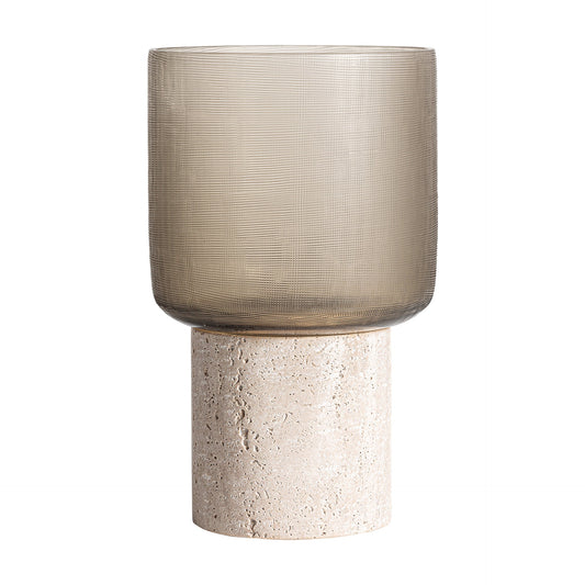 Jasha Candle Holder in Cream Colour