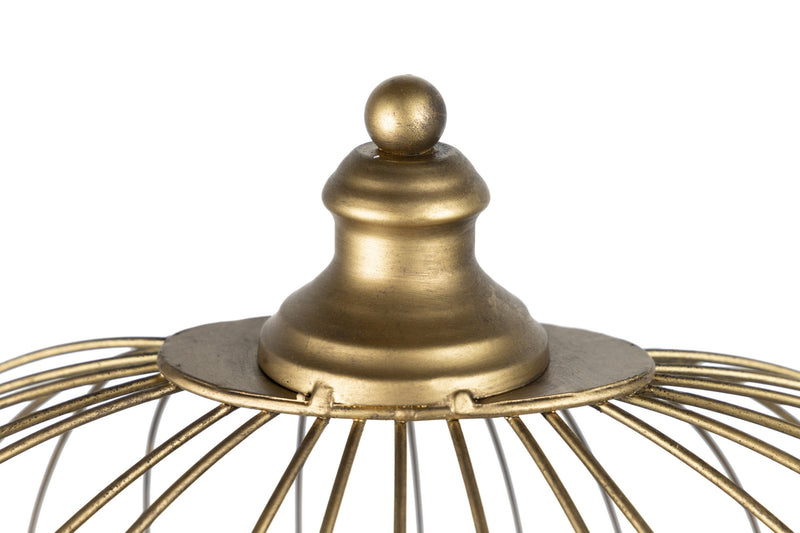 Lámpara Sobremesa Bolas Metal Madera 45x26x76 Cm - Lámparas Sobremesa - Granada Maison