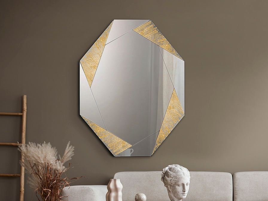 Espejo Laverna Oro - Espejos de Cristal - Granada Maison