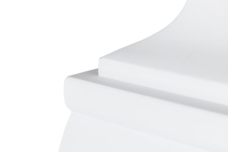 Lámpara De Sobremesa Madera Blanco 48x48x82 Cm - Lámparas Sobremesa - Granada Maison