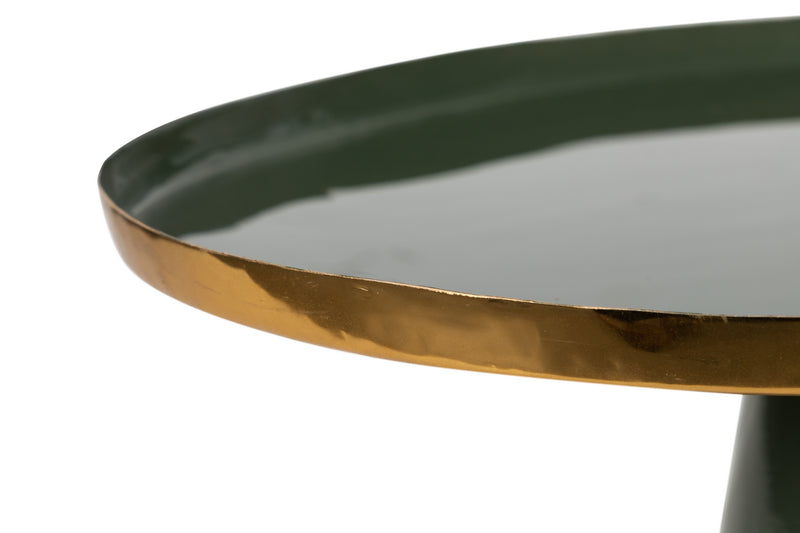 Mesa Auxiliar Metal Verde 57x38x45 Cm - Mesas Auxiliares - Granada Maison