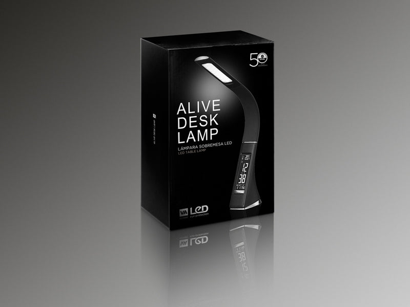 Sobremesa Led Alive Negro - Lámparas Sobremesa - Granada Maison