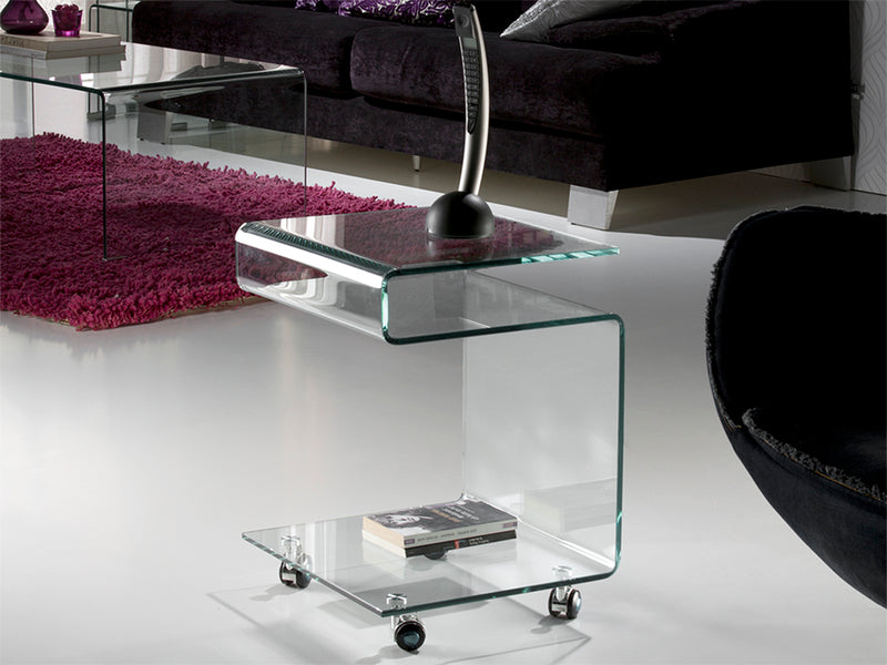 Mesa Aux Glass Transpte - Mesas Auxiliares - Granada Maison