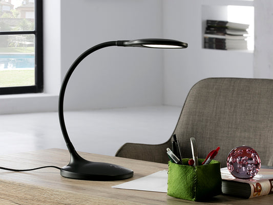 Sobremesa Led Scoop Negro - Lámparas Sobremesa - Granada Maison