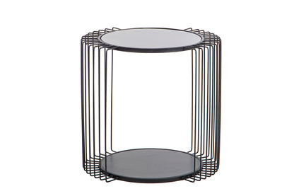 Koulova Metal Glass Table 50X50X48 Cm