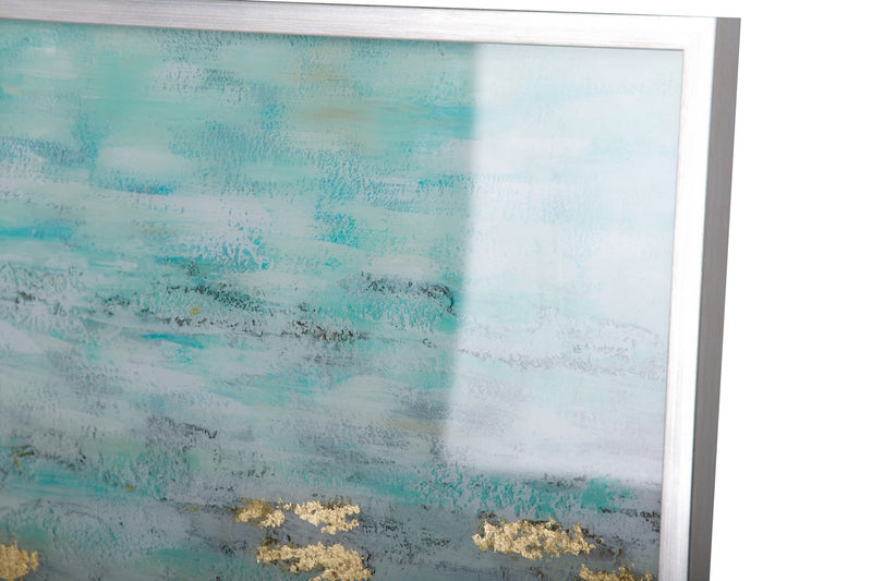 Cuadro Cristal Abstracto Con Marco 90x4x120 Cm - Pinturas - Granada Maison
