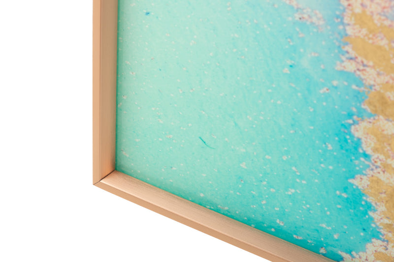 Cuadro Cristal Abstracto Con Marco 60x3.6x120 Cm - Pinturas - Granada Maison