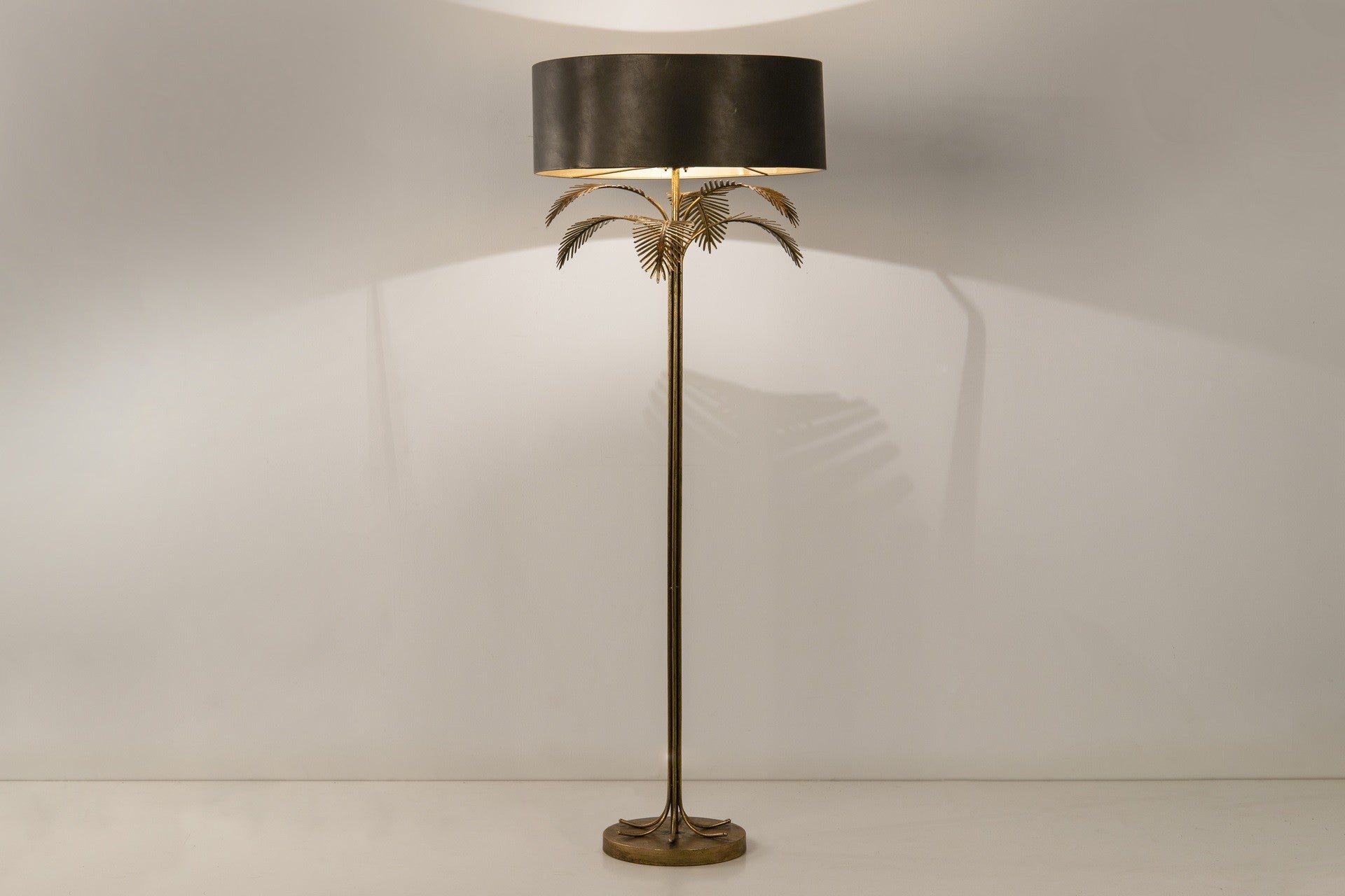 Lámpara De Suelo Metal Dorado 60x60x166 Cm - Lámparas de Pie - Granada Maison
