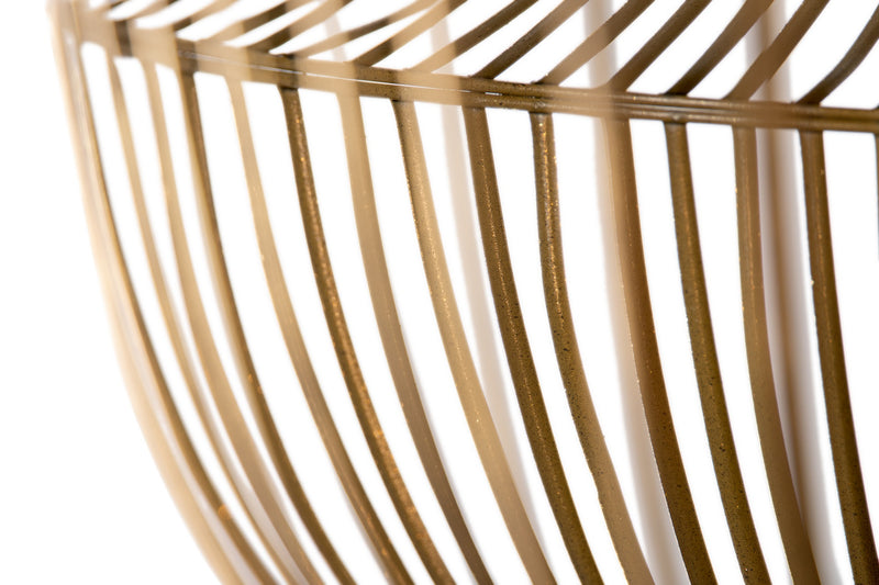 Lampara Techo Metal Dorado-negro 45x45x56 Cm - Lámparas de Techo - Granada Maison