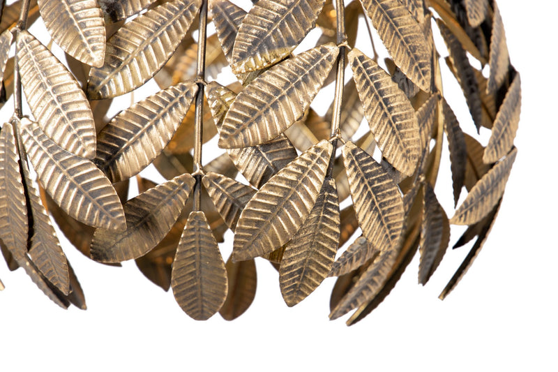 Lámpara Techo Metal Dorado Envejecido 45x45x41 Cm - Lámparas de techo - Granada Maison
