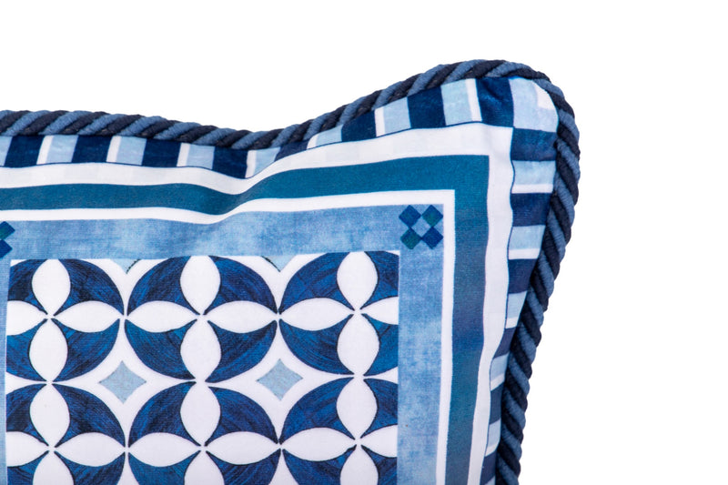 Cojin Geometrico Velvet 45x13x45 Cm - Cojines - Granada Maison