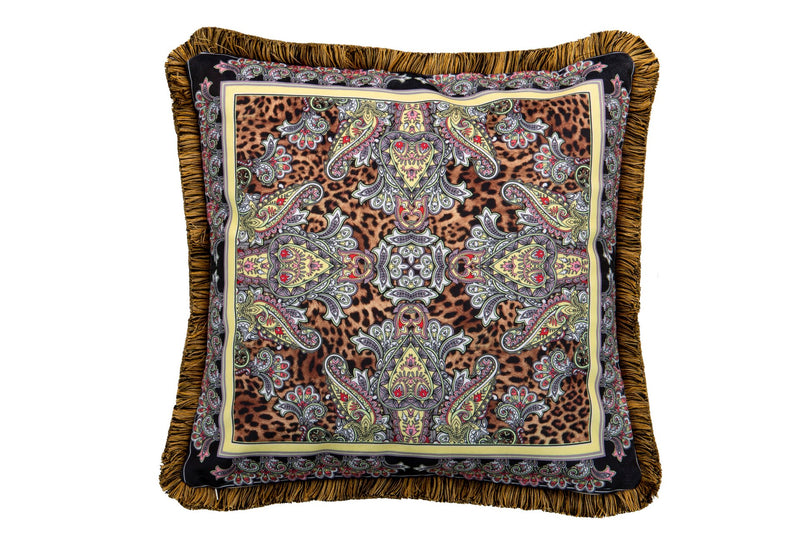 Cojin Classic Calavera / Flores Velvet 45x13x45 Cm - Cojines - Granada Maison