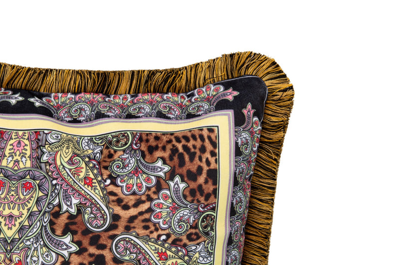 Cojin Classic Calavera / Flores Velvet 45x13x45 Cm - Cojines - Granada Maison