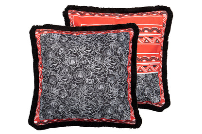 Cojin Classic Geometria Velvet 45x13x45 Cm - Cojines - Granada Maison