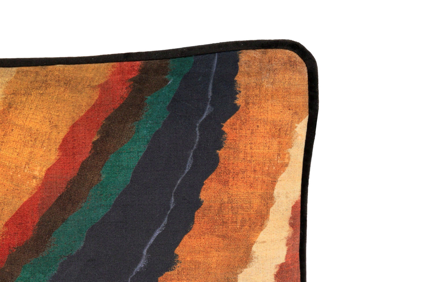 Cojin Velvet India Multicolor 45X13X30 Cm