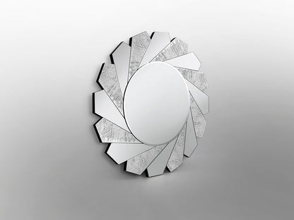 Espejo Flavia Ø100 Cm Plata - Espejos de Cristal - Granada Maison