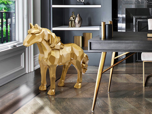 -Future Horse- Horse Figure, Gold