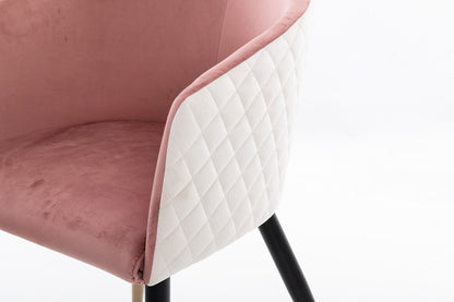 Silla Velvet Rosa Enves Diamante Beige 55x57x76 Cm - Sillas y Sillones - Granada Maison