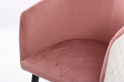 Silla Velvet Rosa Enves Diamante Beige 55x57x76 Cm - Sillas y Sillones - Granada Maison