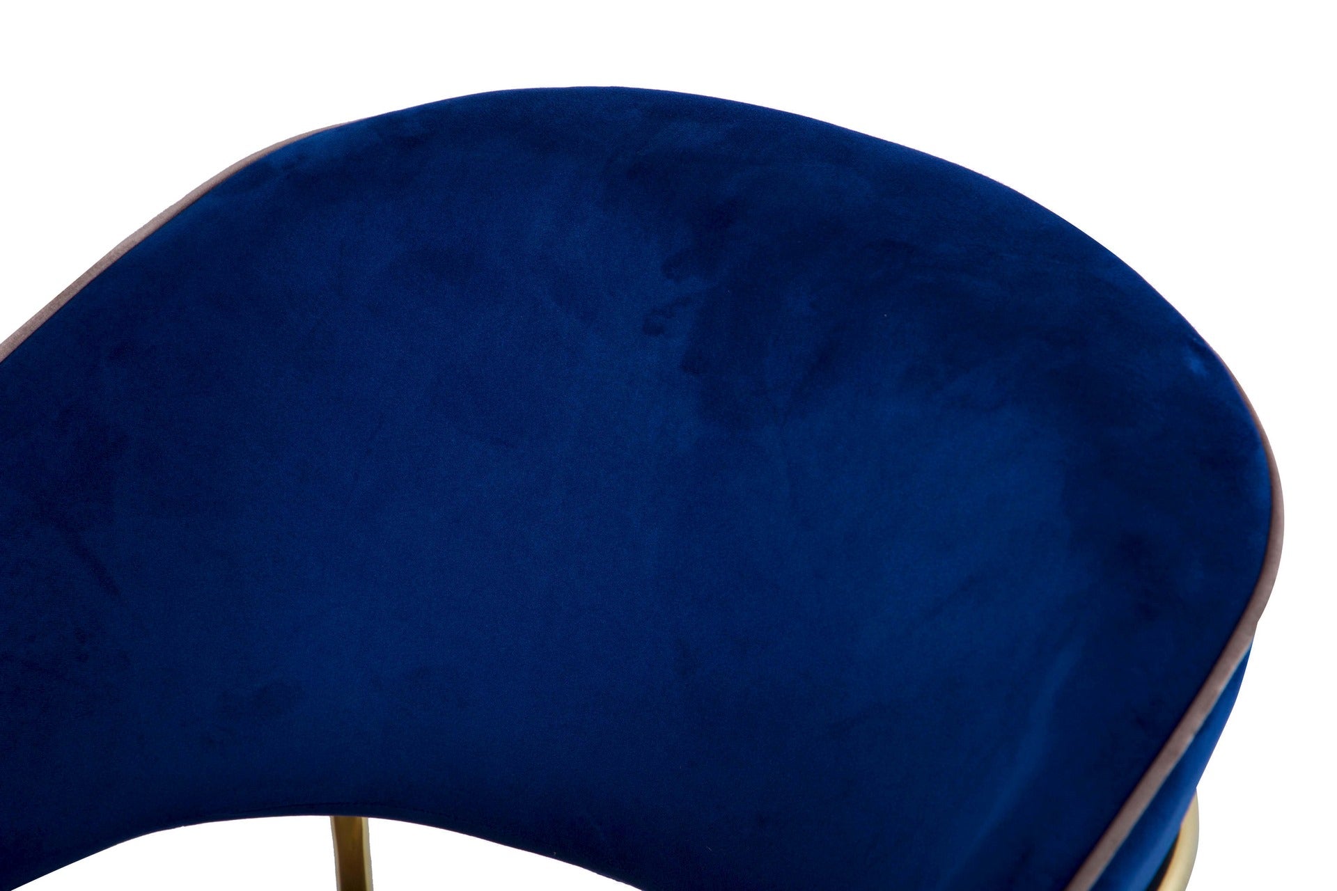 Silla Velvet Gris/azul C/p. Doradas 57x59x82 Cm - Sillas y Sillones - Granada Maison