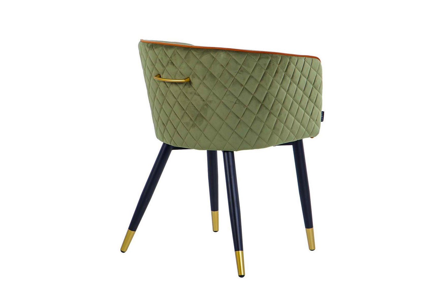 Silla Velvet Verde-Naranja C/ Tirador 55X57X76 Cm