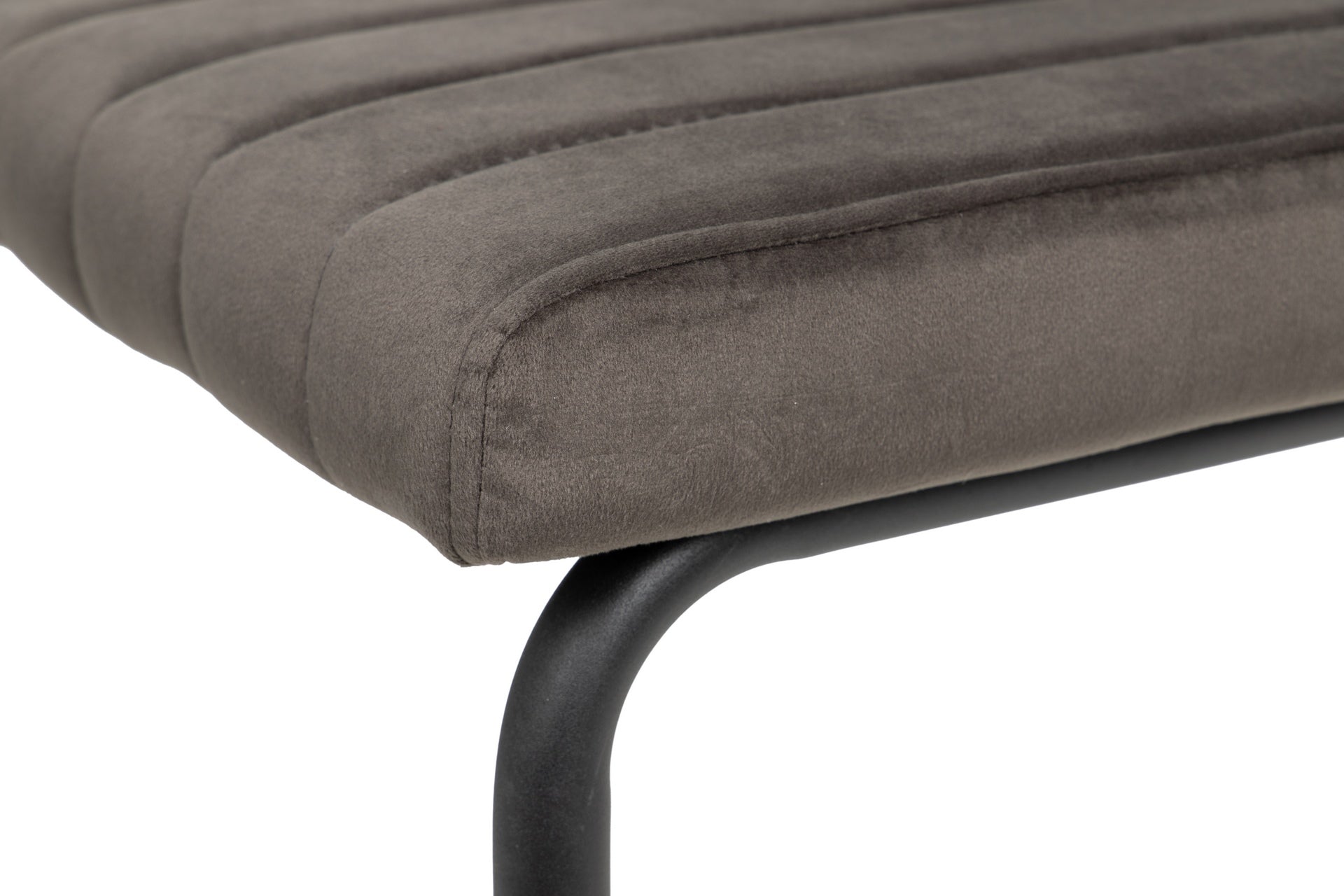 Silla Velvet Metal Grafito 46x57x88 Cm - Sillas y Sillones - Granada Maison