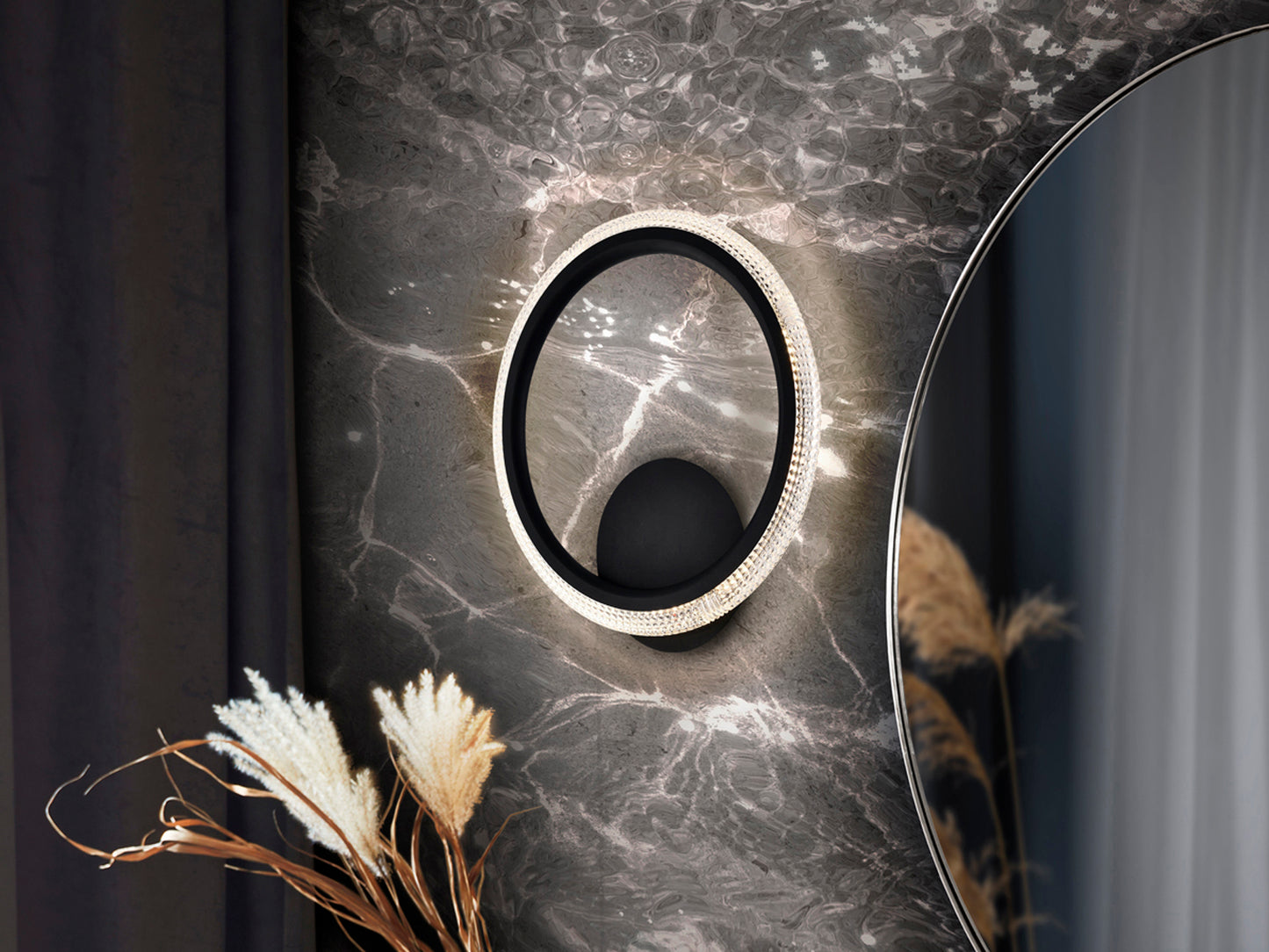 Plafon Ring 1 Aro Negro - Plafones de Techo - Granada Maison