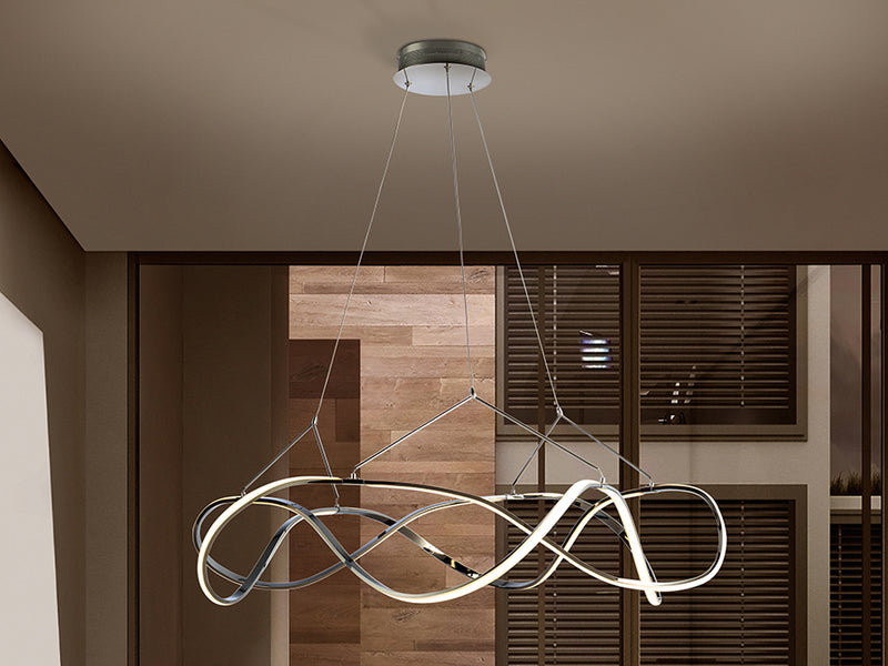 Lamp. Led Molly 110Ø Cromo Dimable - Lámparas de Techo - Granada Maison