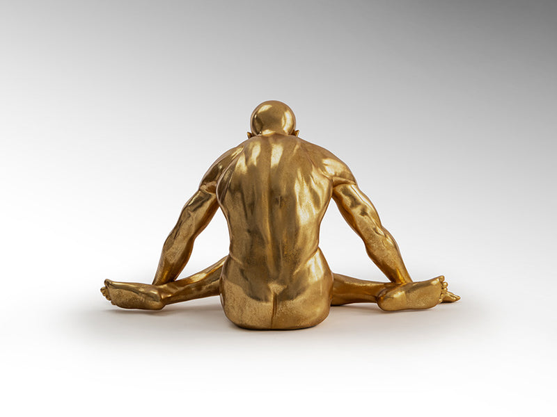 Figura Grande Yoga Oro - Figuras Decorativas - Granada Maison