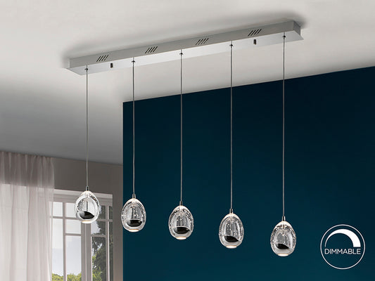 Lampara Rocio 5 Led Cromo - Lámparas de Techo - Granada Maison