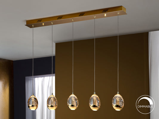 Lampara Rocio 5 Led Oro - Lámparas de Techo - Granada Maison