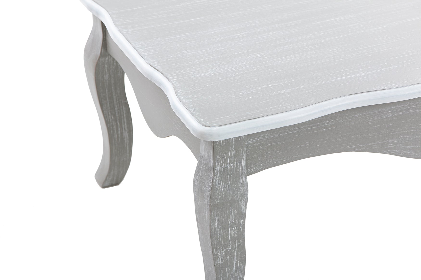 Mesa De Centro Madera Gris Blanco 110x60x40 Cm - Mesas de Centro - Granada Maison