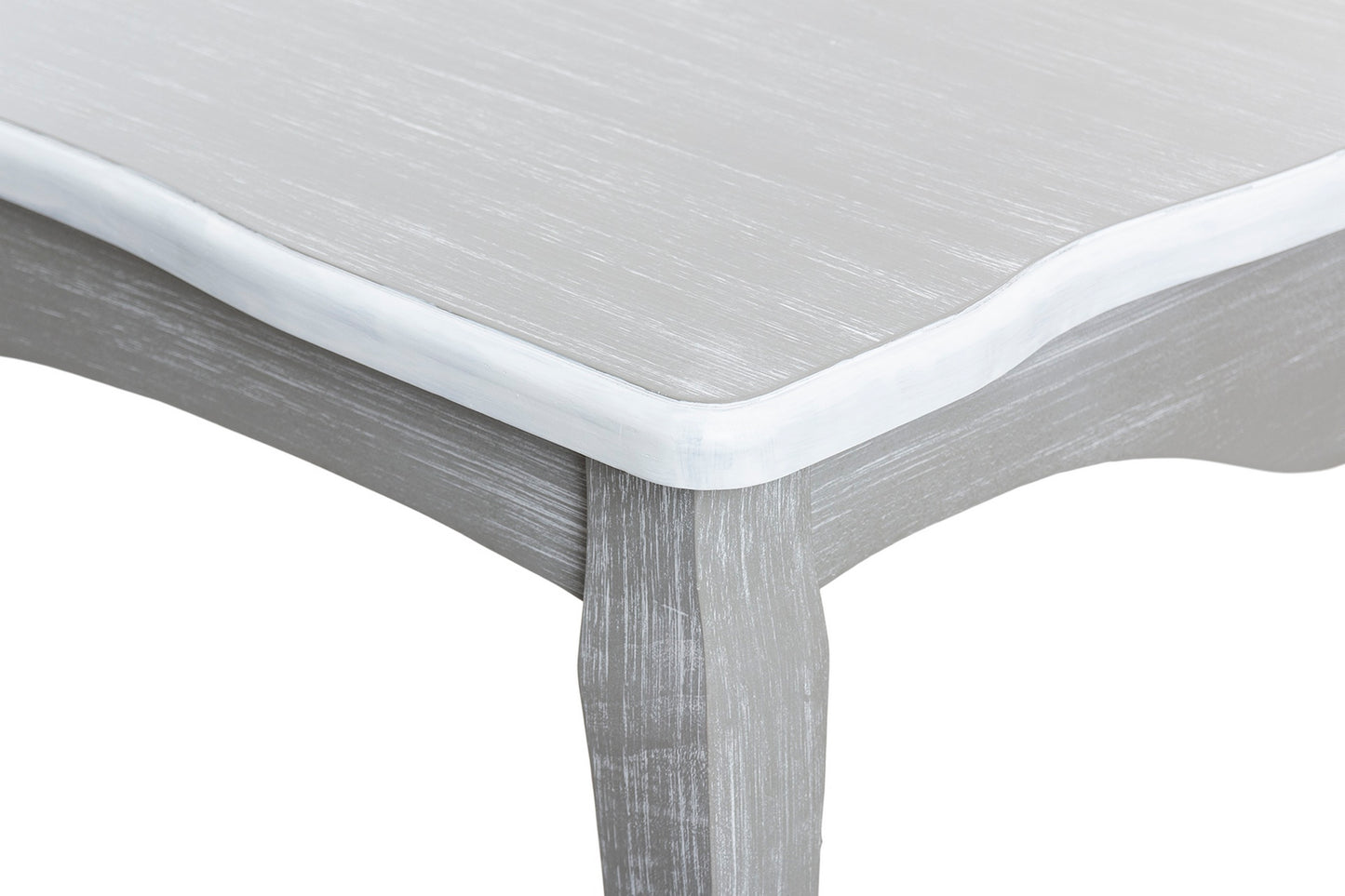 Mesa Comedor Madera Gris Blanco 180x90x80 Cm - Mesas de Comedor - Granada Maison