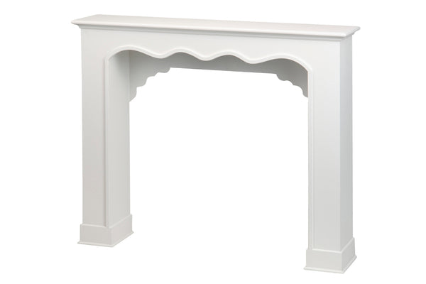 Consola Chimenea Blanca 125x27x104 Cm - Consolas - Granada Maison