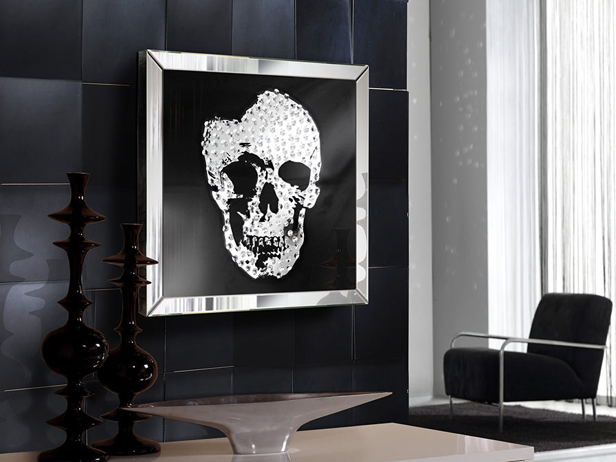Cuadro Espejo Skull 60X60 - Láminas y Fotografías - Granada Maison
