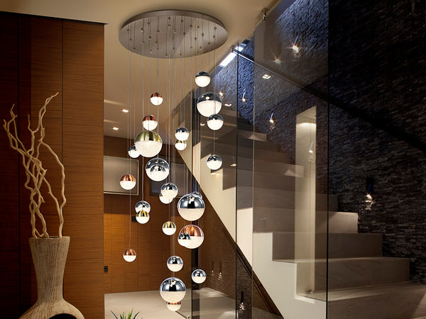 Lampara 27 Luces Led Sphere Col Diámetro 80 Dimable - Lámparas Grandes - Granada Maison