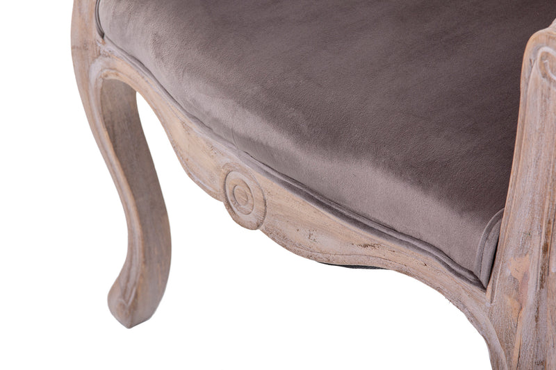 Butaca Madera/textil 61x61x71 Cm - Sillas y Sillones - Granada Maison