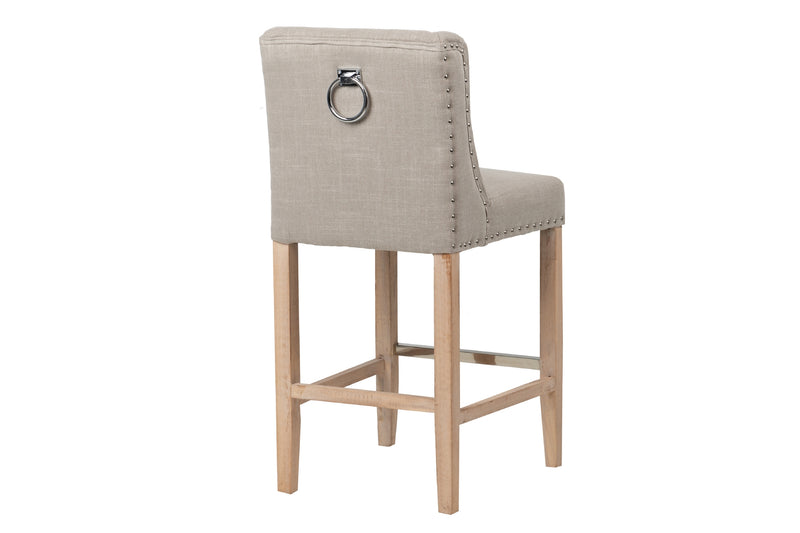 Taburete Cocina Gris Con Tirador 48x53x104 Cm - Taburetes - Granada Maison