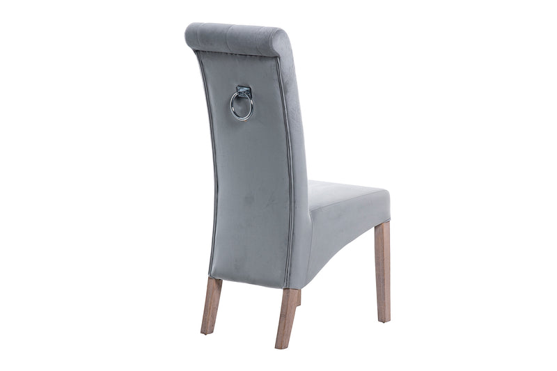 Silla Velvet Capitone Con Tirador 44x58x107 Cm - Sillas y Sillones - Granada Maison