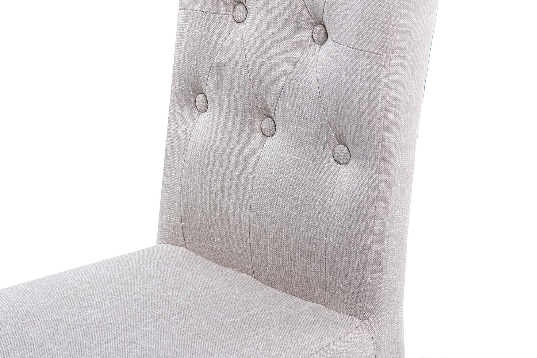 Silla Lino Capitone Con Tirador 44x58x107 Cm - Sillas y Sillones - Granada Maison