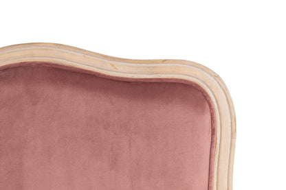 Butaca Velvet-madera Melocoton 64x72x92 Cm - Sillas y Sillones - Granada Maison