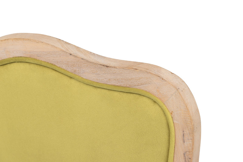 Butaca Velvet-madera Verde Oliva 64x72x92 Cm - Sillas y Sillones - Granada Maison