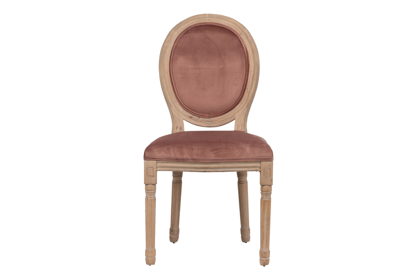 Silla Velvet Melocoton Patas Madera 48x46x96 Cm - Sillas y Sillones - Granada Maison