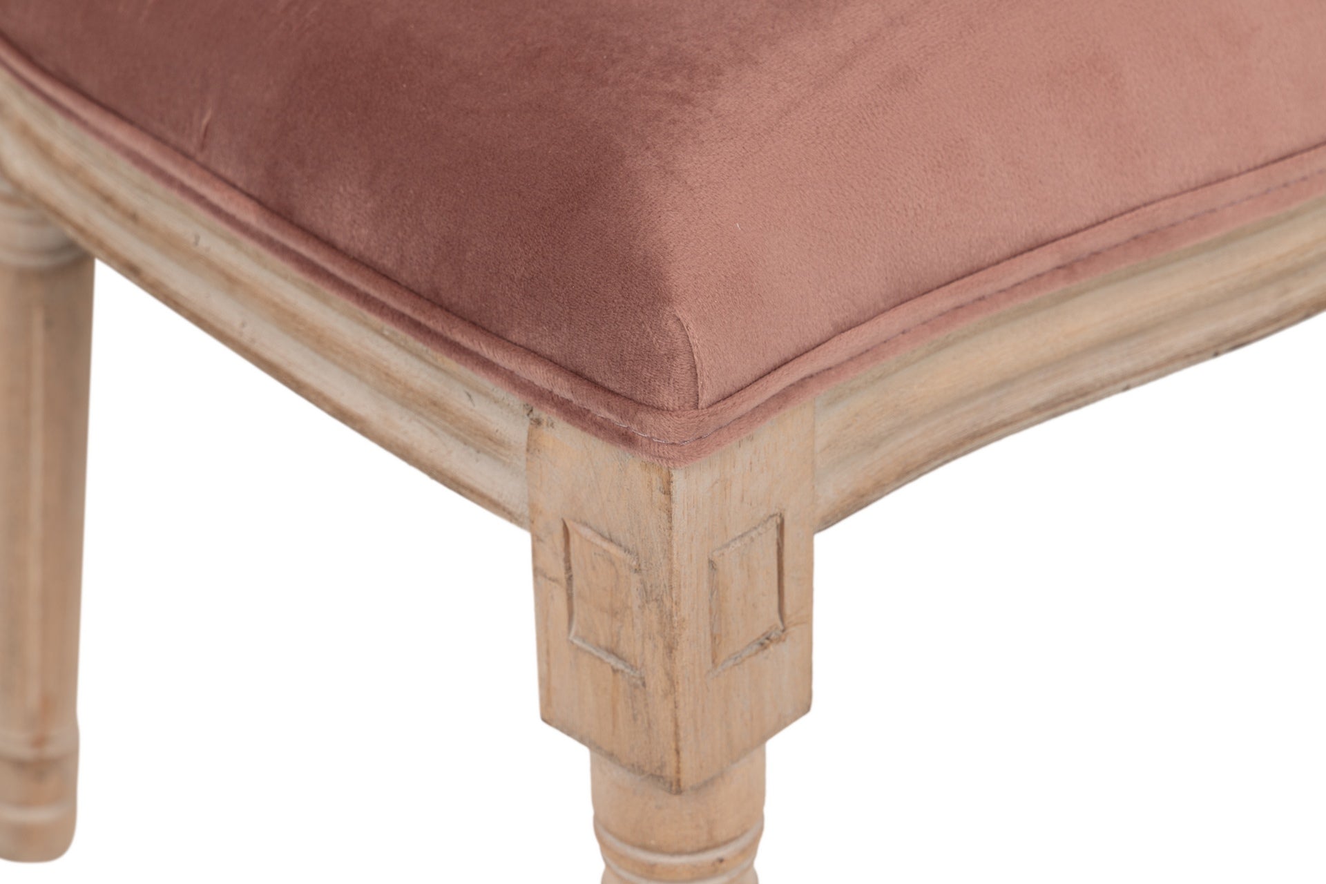 Silla Velvet Melocoton Patas Madera 48x46x96 Cm - Sillas y Sillones - Granada Maison