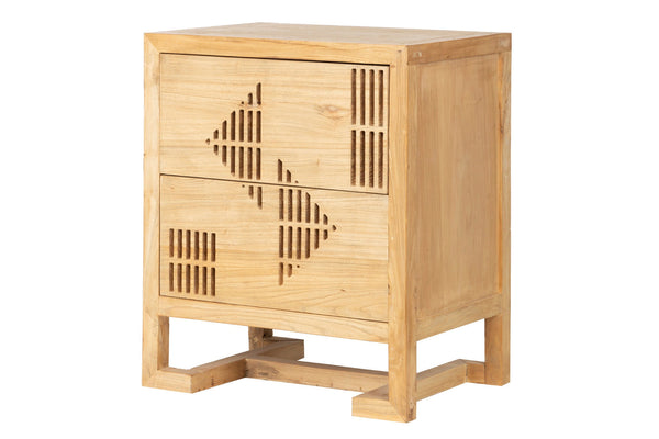 Hat Yai Wooden Night Table 61X43X73 Cm