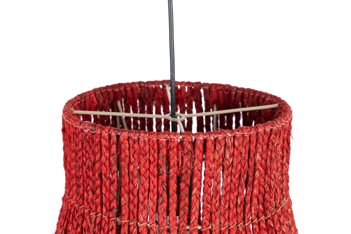 Lampara Techo Fibras Kupang 40x40x50 Cm - Granada Maison