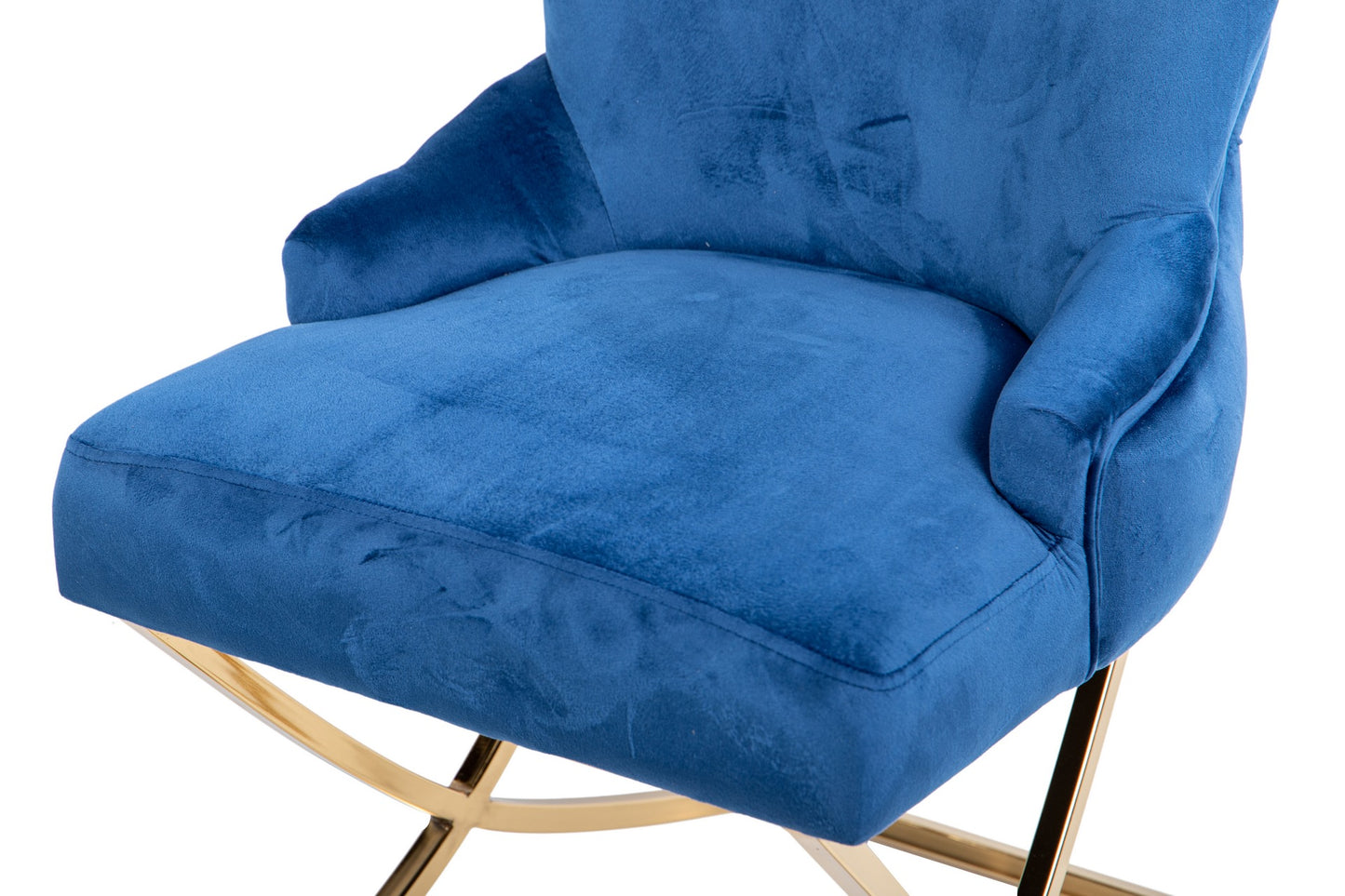 Silla Velvet Capitone Azul Bruny 67x62x95 Cm - Sillas y Sillones - Granada Maison