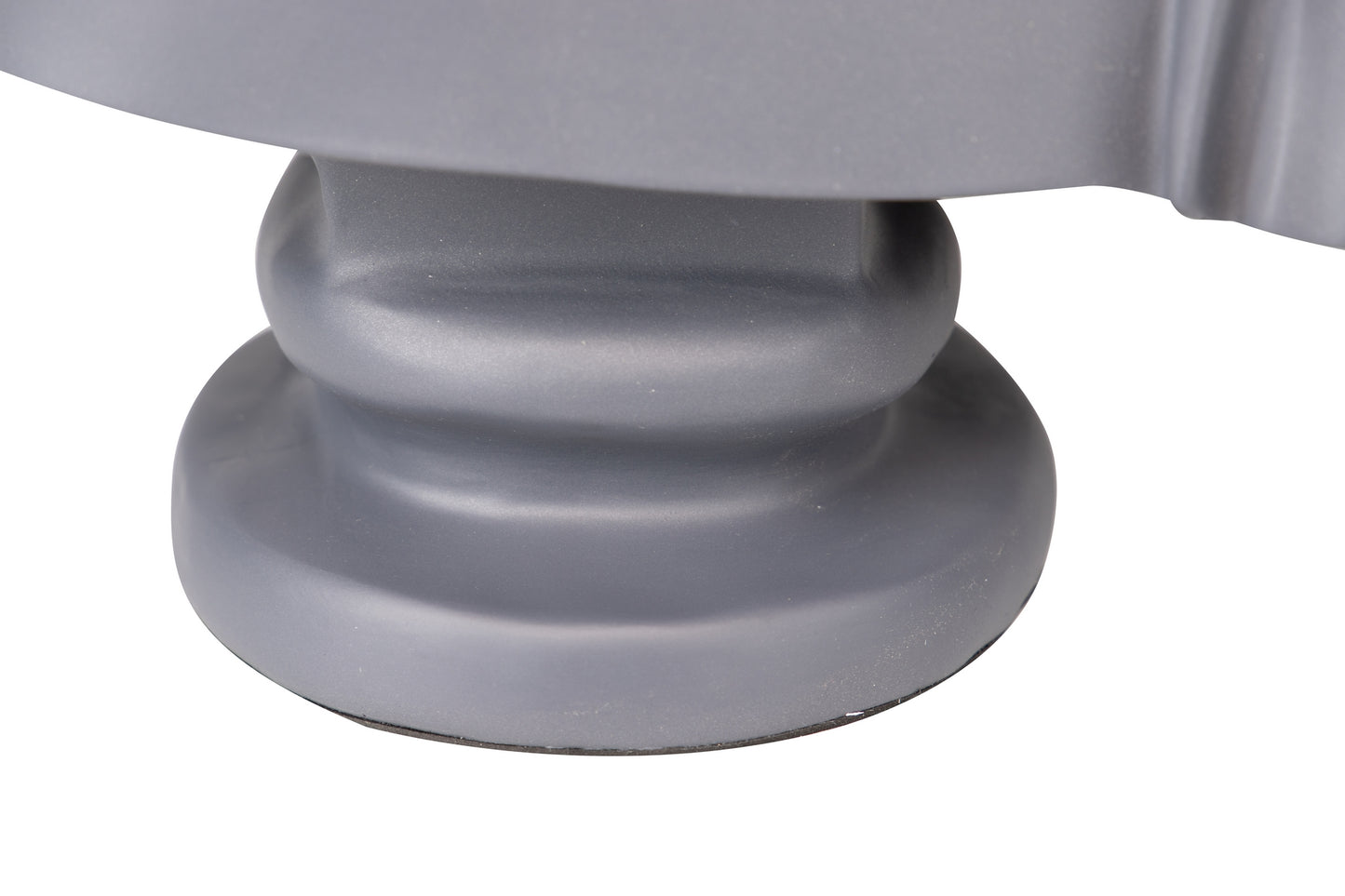 Figura Decoracion Resina/Inox Gris 44X27X62 Cm